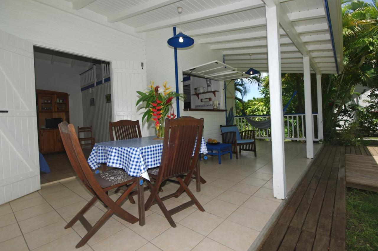 Gite Le Colibri Bungalow Azur Avec Reserve D'Eau Сен-Франсуа Экстерьер фото